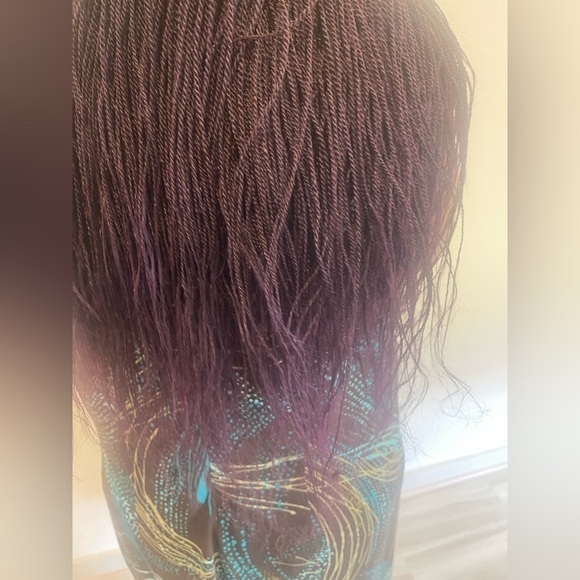 Braided Purple wig - Picture 10 of 12